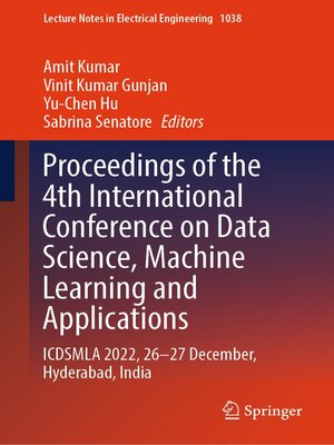 cover image of Proceedings of the 4th International Conference on Data Science, Machine Learning and Applications